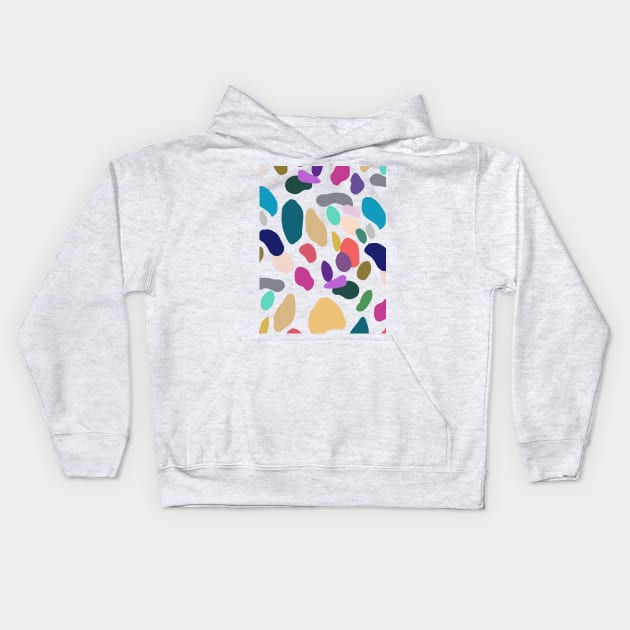 Abstract Kids Hoodie by heishadoodles